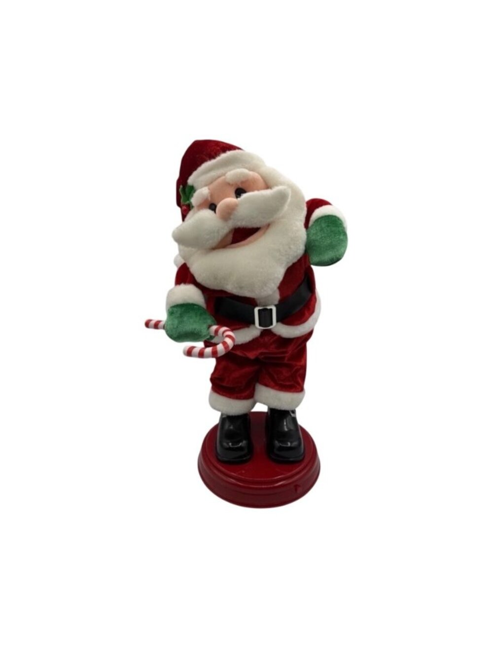 Vintage Gemmy Animated Twerking Santa Claus Singing & Dancing Christmas Figure